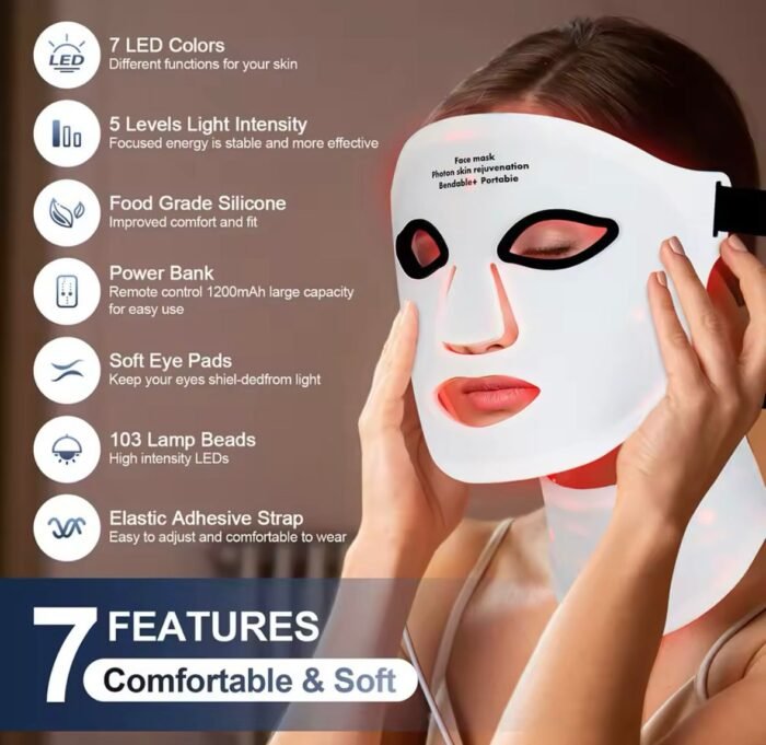 LED Light Therapy Face Mask - LED face mask for advanced anti-aging